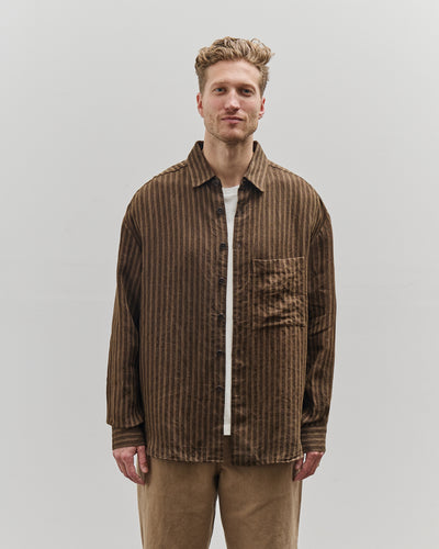 Evan Kinori Big Shirt Two, Brown