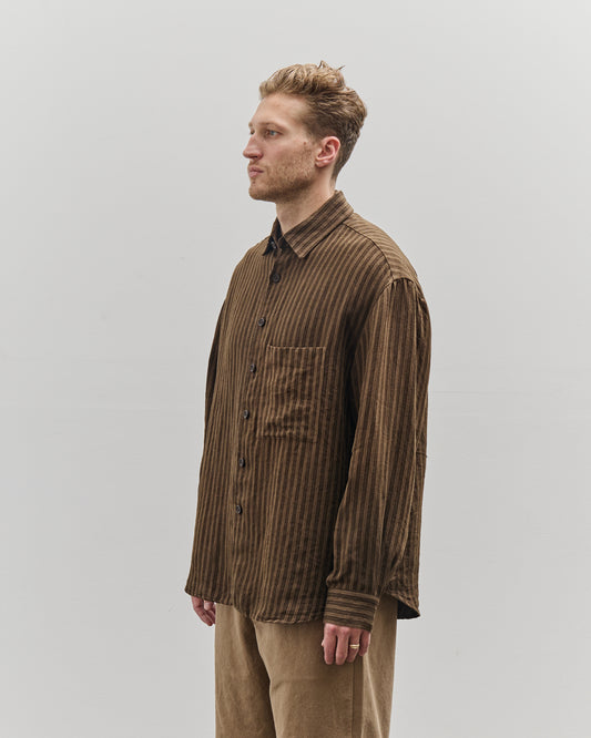 Evan Kinori Big Shirt Two, Brown