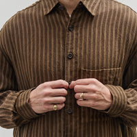 Evan Kinori Big Shirt Two, Brown