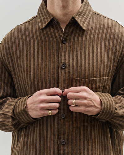 Evan Kinori Big Shirt Two, Brown