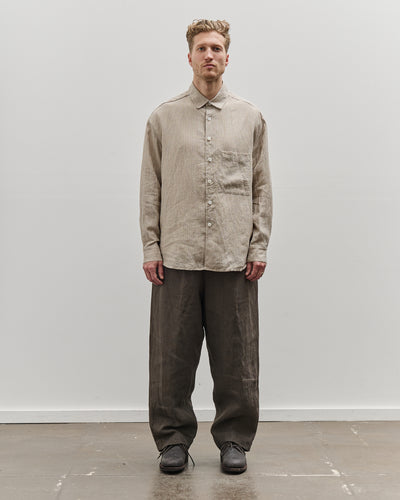 Evan Kinori Big Shirt Two, Natural/Brown