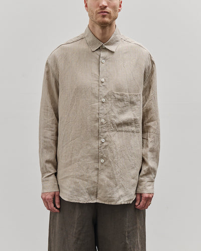 Evan Kinori Big Shirt Two, Natural/Brown