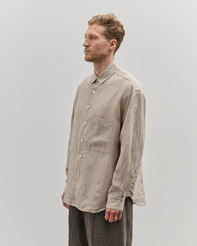 Evan Kinori Big Shirt Two, Natural/Brown