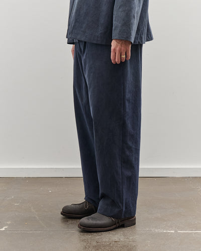 Evan Kinori Elastic Pant, Indigo/Sumi Ink