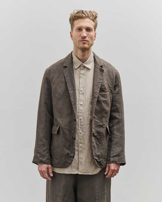 Evan Kinori Three Button Jacket, Shale Grey