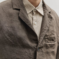 Evan Kinori Three Button Jacket, Shale Grey