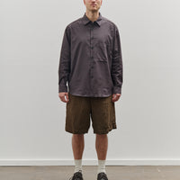 Evan Kinori Two Pleat Short, Brown