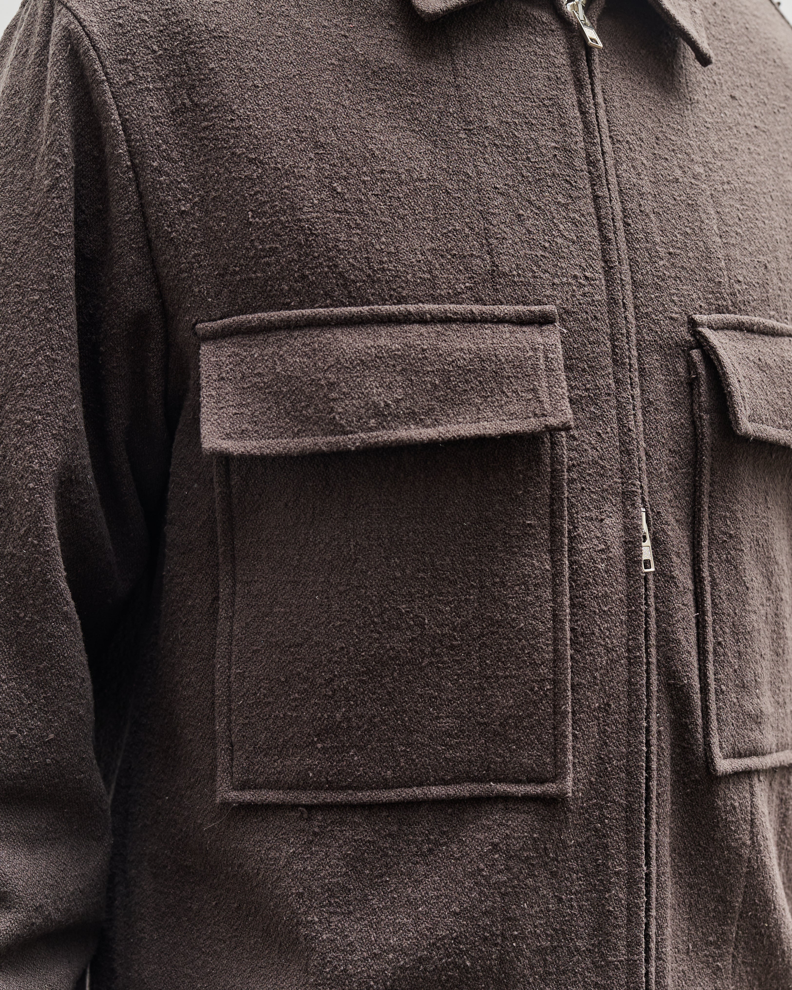 evan kinori ジャケット black S Three Button Jacket - Linen Canvas, Black – evan kinori