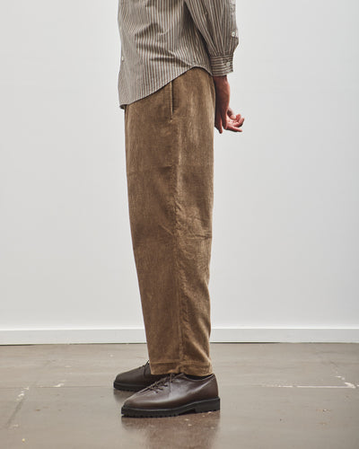 Evan Kinori Elastic Pant, Dark Taupe