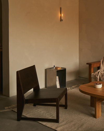 Easy Chair 01, Dark Brown Birch