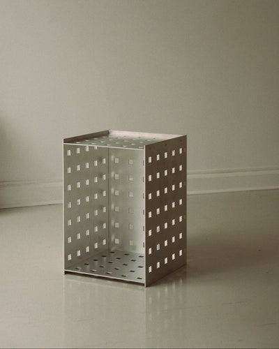 Rivet Box Table, Perforated