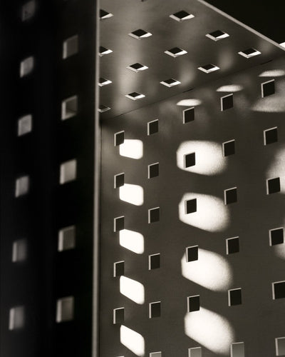 Rivet Box Table, Perforated