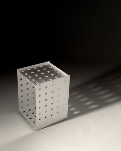 Rivet Box Table, Perforated