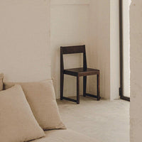 Chair 01, Dark Brown Birch