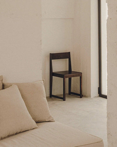 Chair 01, Dark Brown Birch