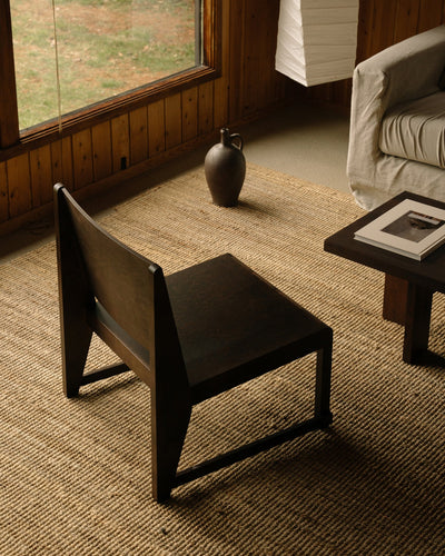 Easy Chair 01, Dark Brown Birch
