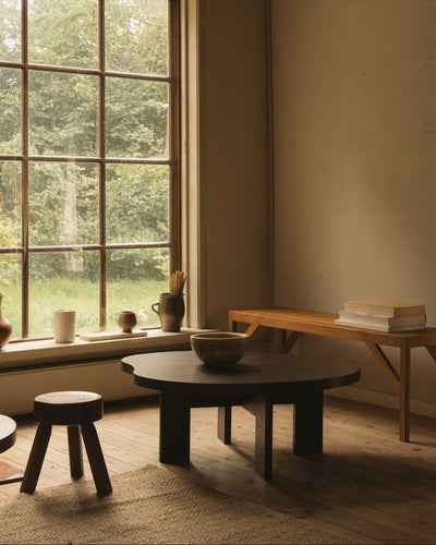 Farmhouse Coffee Table - Pond, Dark Oak