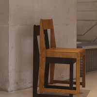Chair 01, Dark Brown Birch