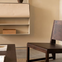 Easy Chair 01, Dark Brown Birch