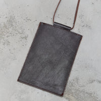 Fog Linen Leather Phone Holder