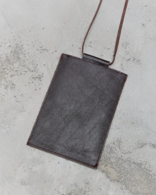 Fog Linen Leather Phone Holder