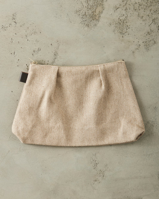 Fog Linen Seg Pouch, Natural