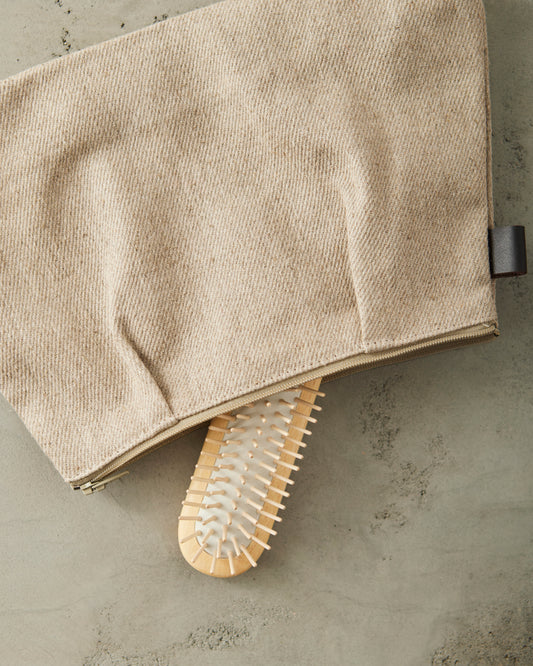 Fog Linen Seg Pouch, Natural