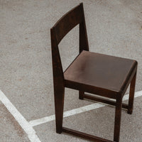 Chair 01, Dark Brown Birch