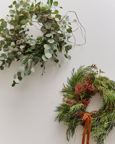 *Preorder* Evergreen Holiday Wreath