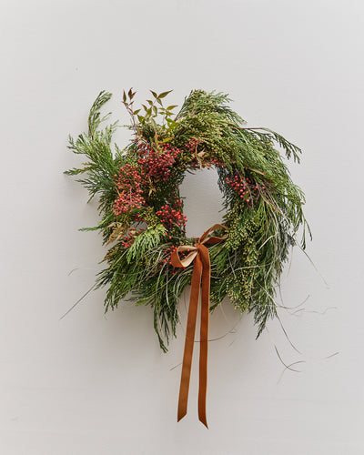 *Preorder* Evergreen Holiday Wreath