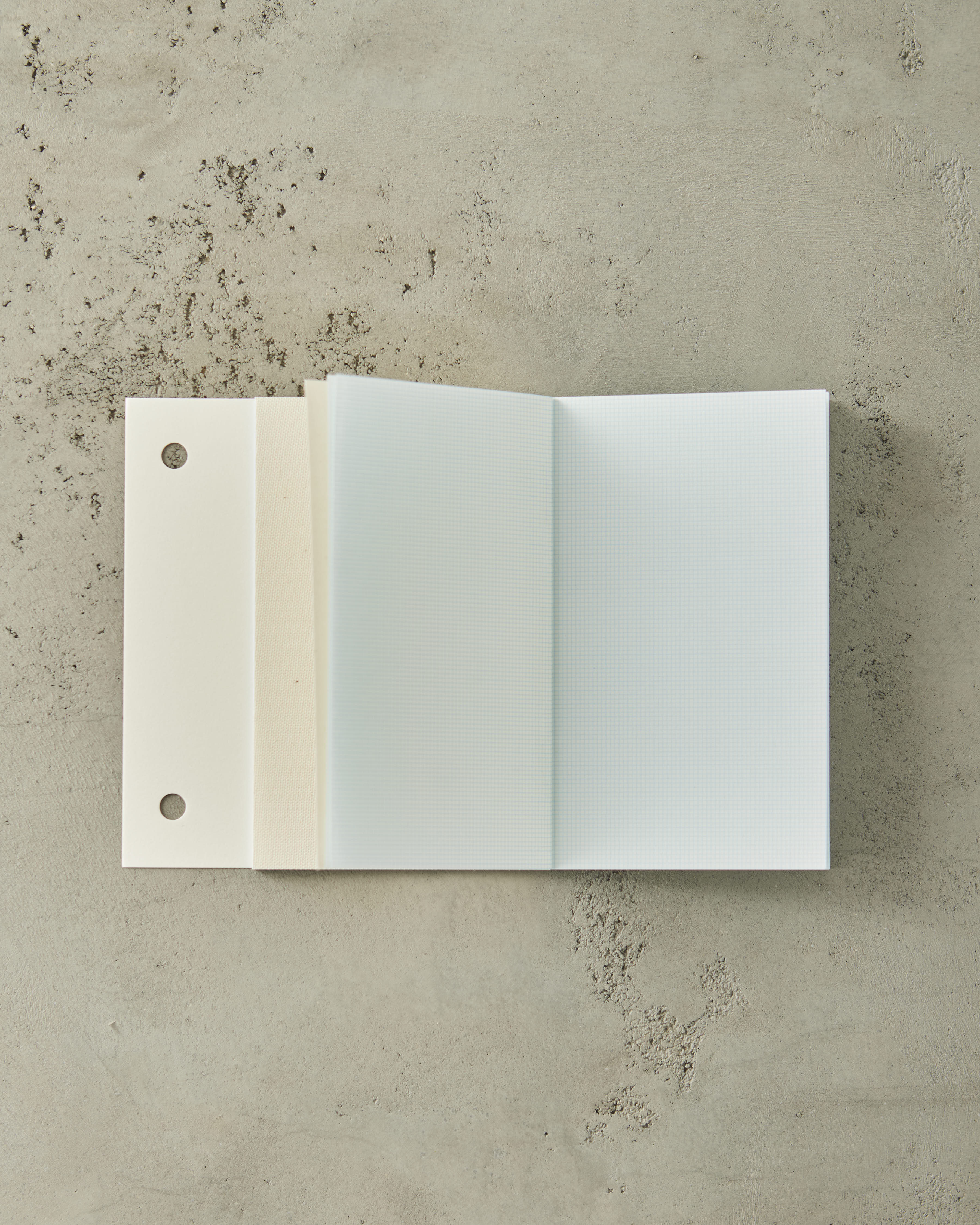 Postalco Snap Memo Pad, Ivory – Glasswing