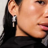 History + Industry Lollipop Earrings, Steel