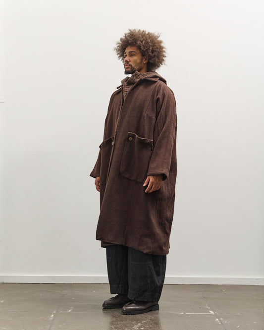 Gathering Farmer Coat Unisex, Brown