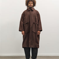 Gathering Farmer Coat Unisex, Brown