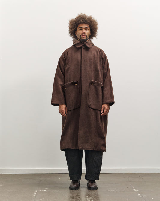 Gathering Farmer Coat Unisex, Brown