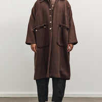 Gathering Farmer Coat Unisex, Brown