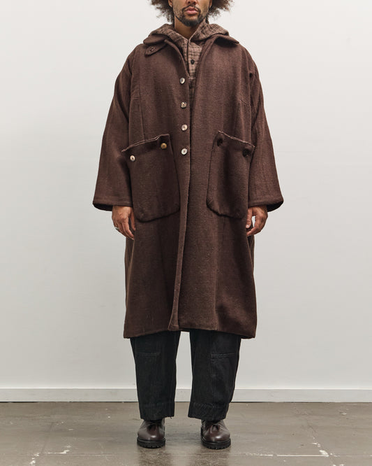 Gathering Farmer Coat Unisex, Brown