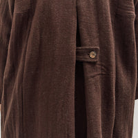 Gathering Farmer Coat Unisex, Brown
