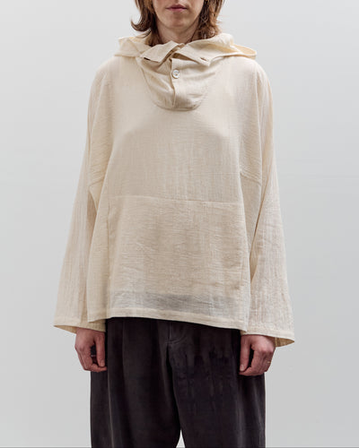 Gathering Fisherman Hoodie, Cream