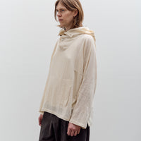 Gathering Fisherman Hoodie, Cream