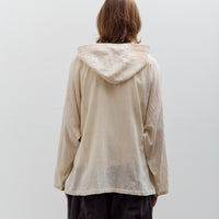 Gathering Fisherman Hoodie, Cream