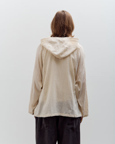 Gathering Fisherman Hoodie, Cream