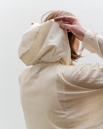 Gathering Fisherman Hoodie, Cream
