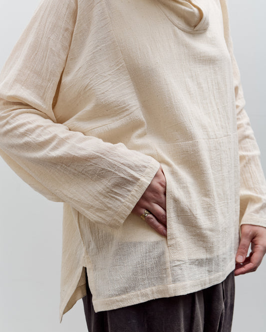 Gathering Fisherman Hoodie, Cream