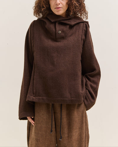 Gathering Fisherman Hoodie, Brown