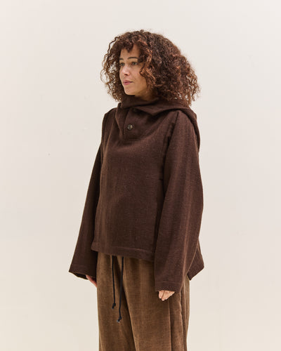 Gathering Fisherman Hoodie, Brown