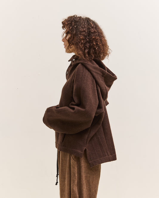 Gathering Fisherman Hoodie, Brown