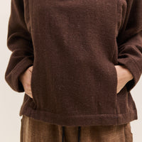 Gathering Fisherman Hoodie, Brown