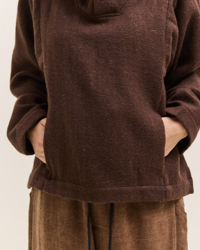 Gathering Fisherman Hoodie, Brown