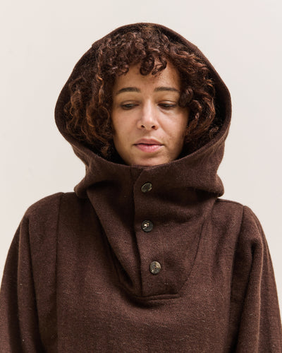 Gathering Fisherman Hoodie, Brown